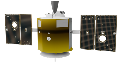 Clementine, a 3D model from NASA/Brian E. Kumanchik
