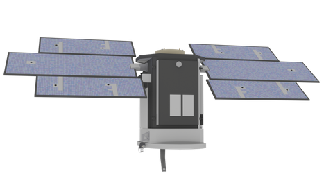 CloudSat (B), a 3D model from NASA/Christopher R. Meaney