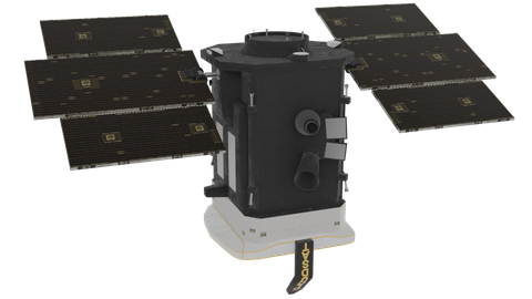 CloudSat (C), a 3D model from NASA/Kevin K. Lane
