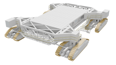 Crawler, a 3D model from NASA/Michael D. Carbajal