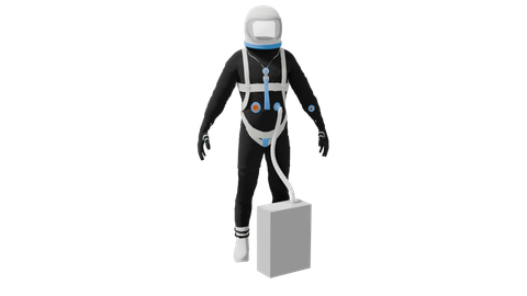 Gemini Spacesuit, a 3D model from NASA/Michael D. Carbajal