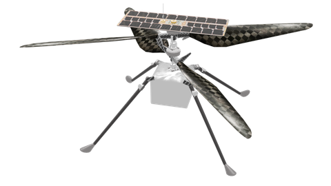 Ingenuity Mars Helicopter, a 3D model from NASA/Brian E. Kumanchik