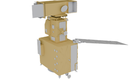 Landsat 7, a 3D model from NASA/Christopher M. Garcia