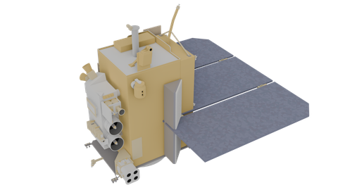 Lunar Reconnaissance Orbiter (A), a 3D model from NASA/Christopher R. Meaney