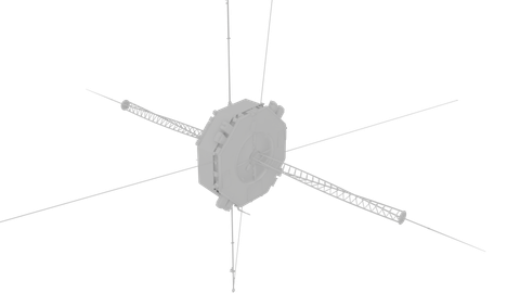 Magnetospheric Multiscale (MMS) (A), a 3D model from NASA/Walter K. Feimer