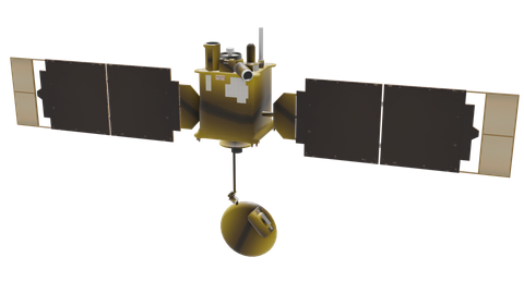 Mars Global Surveyor, a 3D model from NASA/JPL/Eyes on the Solar System