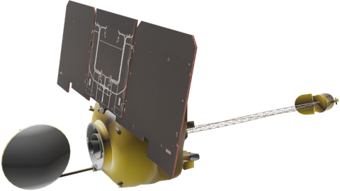 Mars Odyssey, a 3D model from NASA/JPL/Eyes on the Solar System