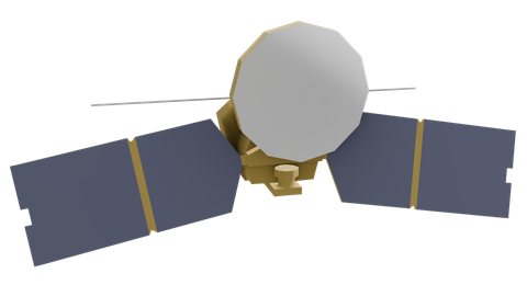 Mars Reconnaissance Orbiter (MRO) (B), a 3D model from NASA/Ames Research Center