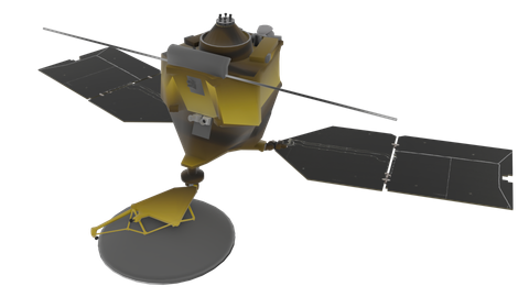 Mars Reconnaissance Orbiter (MRO) (C), a 3D model from NASA/Brian E. Kumanchik