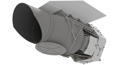 Nancy Grace Roman Space Telescope 3D Model (A), a 3D model from NASA/Christopher R. Meaney