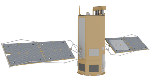 Orbiting Carbon Observatory (OCO) 2, a 3D model from NASA/Christopher R. Meaney