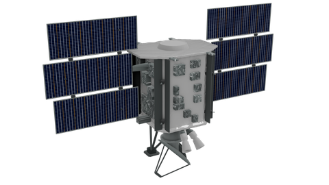 Quick Scatterometer (QuikSCAT), a 3D model from NASA/Kevin K. Lane