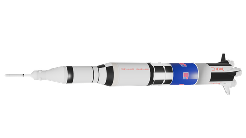 Saturn V, a 3D model from NASA/Michael D. Carbajal