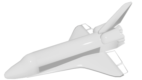 Space Shuttle (B), a 3D model from NASA/Johnson Space Center