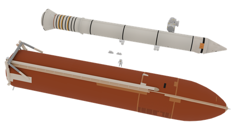 Space Shuttle Parts, a 3D model from NASA/Johnson Space Center