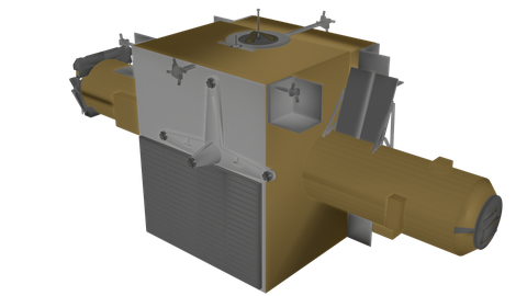 Spartan 201, a 3D model from NASA/Christopher R. Meaney