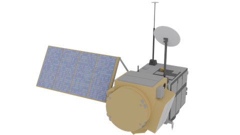 TOPEX/Poseidon, a 3D model from NASA/Christopher R. Meaney
