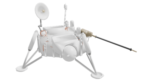 Viking Lander, a 3D model from NASA/Michael D. Carbajal