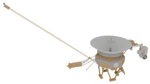 Voyager Probe (A), a 3D model from NASA/Christopher R. Meaney