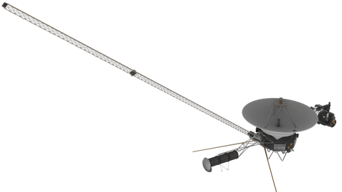 Voyager Probe (B), a 3D model from NASA/Michael D. Carbajal