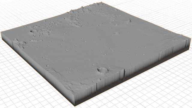 Apollo 12 - Landing Site 3D model