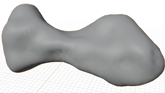 Asteroid 216 Kleopatra 3D model by NASA