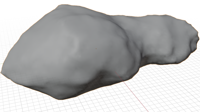 Asteroid 4179 Toutatis 3D model by NASA