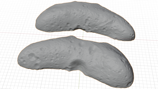 Asteroid 433 Eros 3D model by NASA