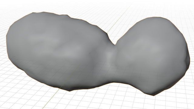Asteroid 8567 1996 HW1 3D model by NASA