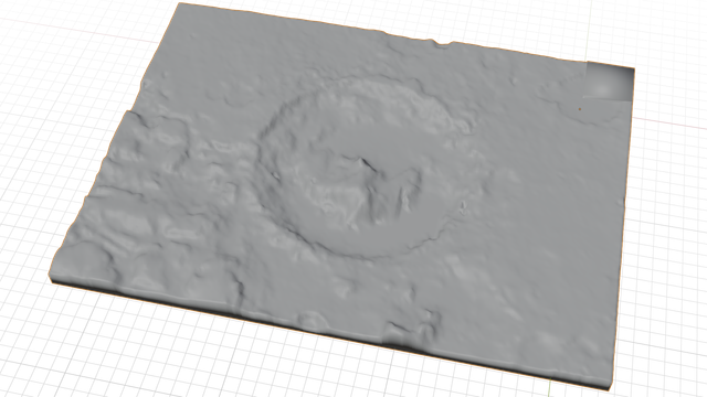 Curiosity Landing Site 3D model by NASA