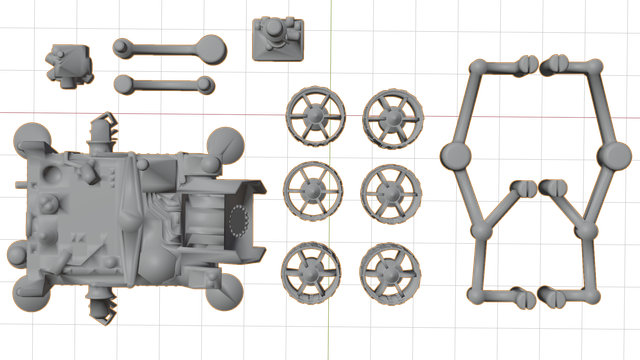 Curiosity Rover (Simplified) 3D model by NASA