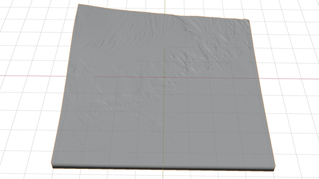 Curiosity Rover Path 3D model by NASA