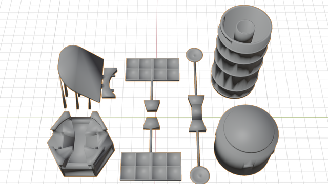 Hubble Space Telescope 3D model by NASA