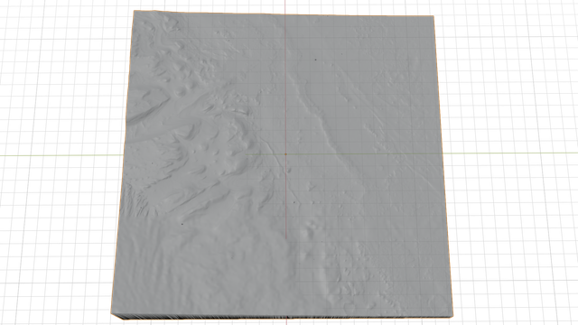 Mars - Gale Crater 3D model