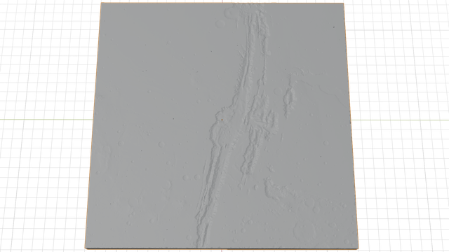 Mars - Valles Marineris (B) 3D model