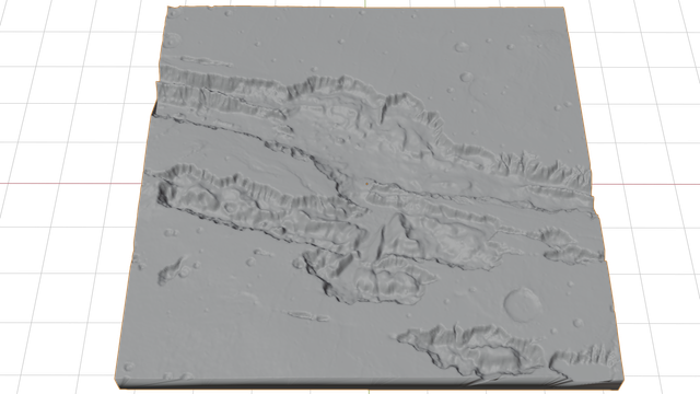 Mars - Valles Marineris (C) 3D model