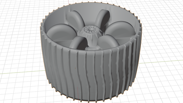 Mars 2020 5 inch wheel 3D model