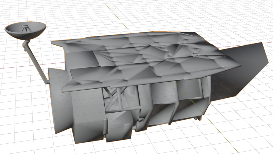 Nancy Grace Roman Space Telescope 3D Model - NASA Science