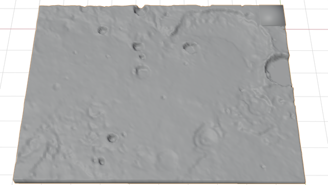 Opportunity Landing Site 3D model