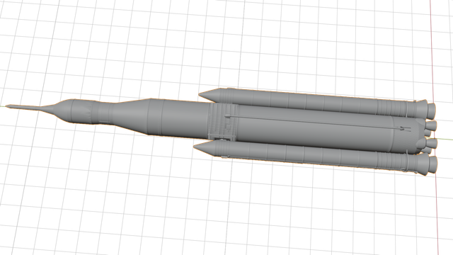 Space Launch System (SLS) 3D model