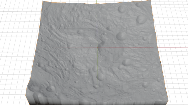 Vesta - Rheasilvia 3D model by NASA