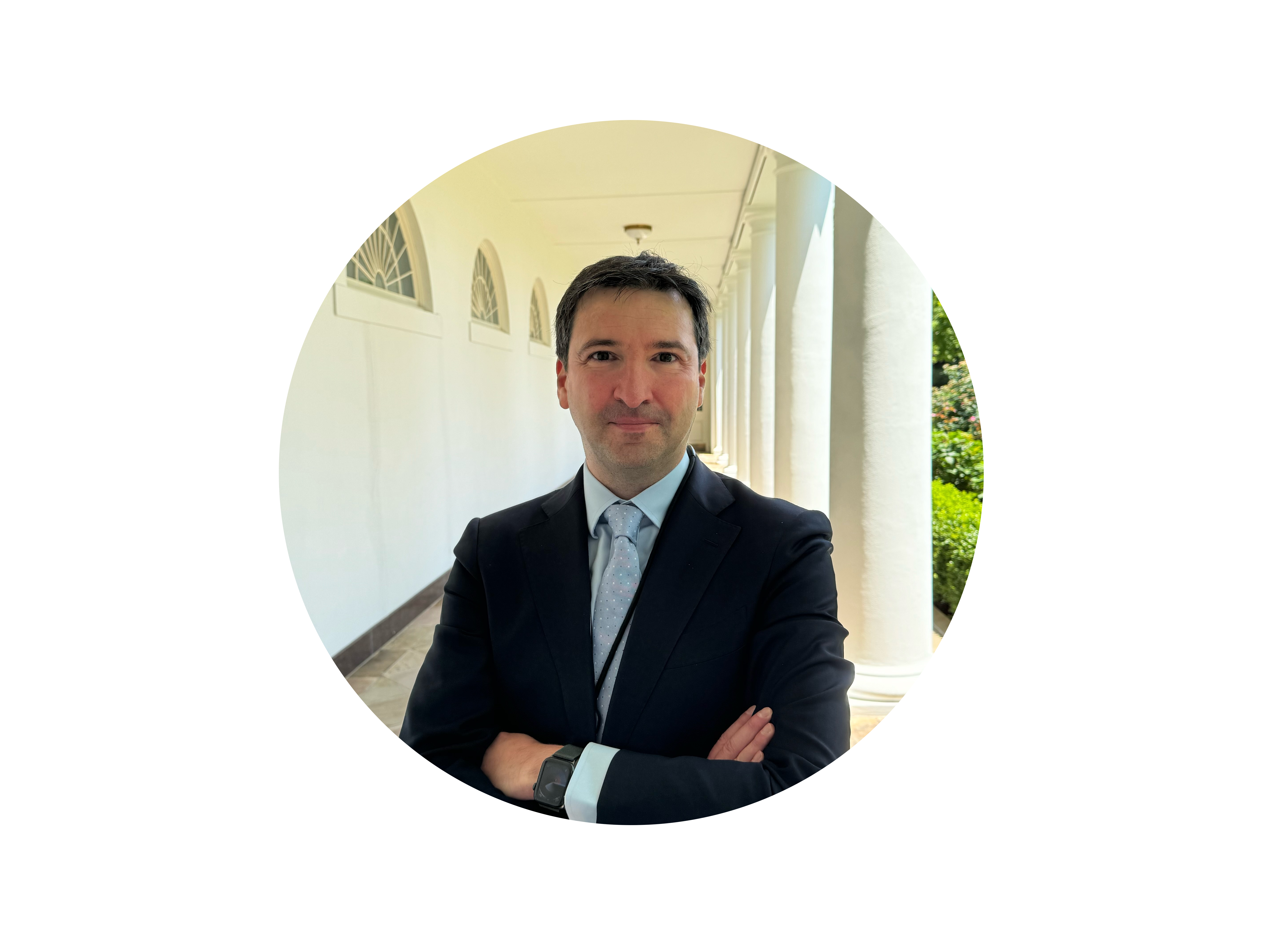 Dan Evans at the White House