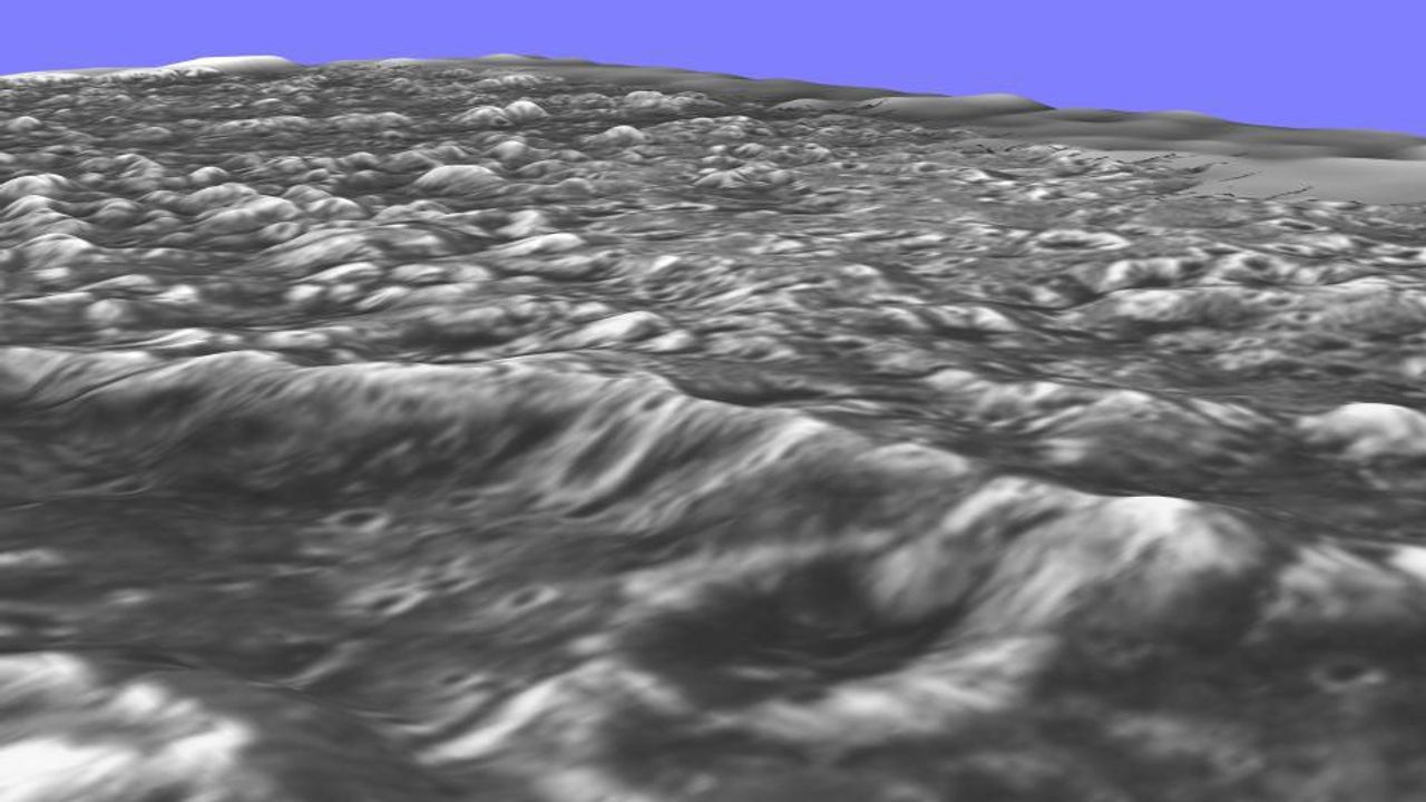 A Flyby View of Ganymede