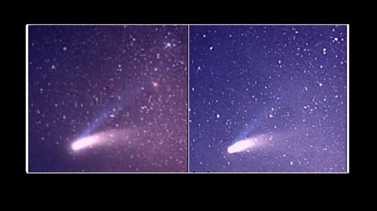 Hale-Bopp in Stereo