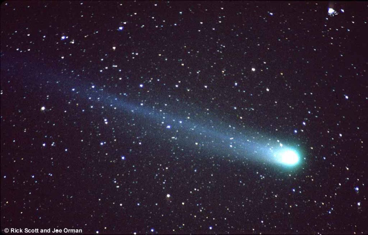 Hyakutake: Stars Through A Comet's Tail