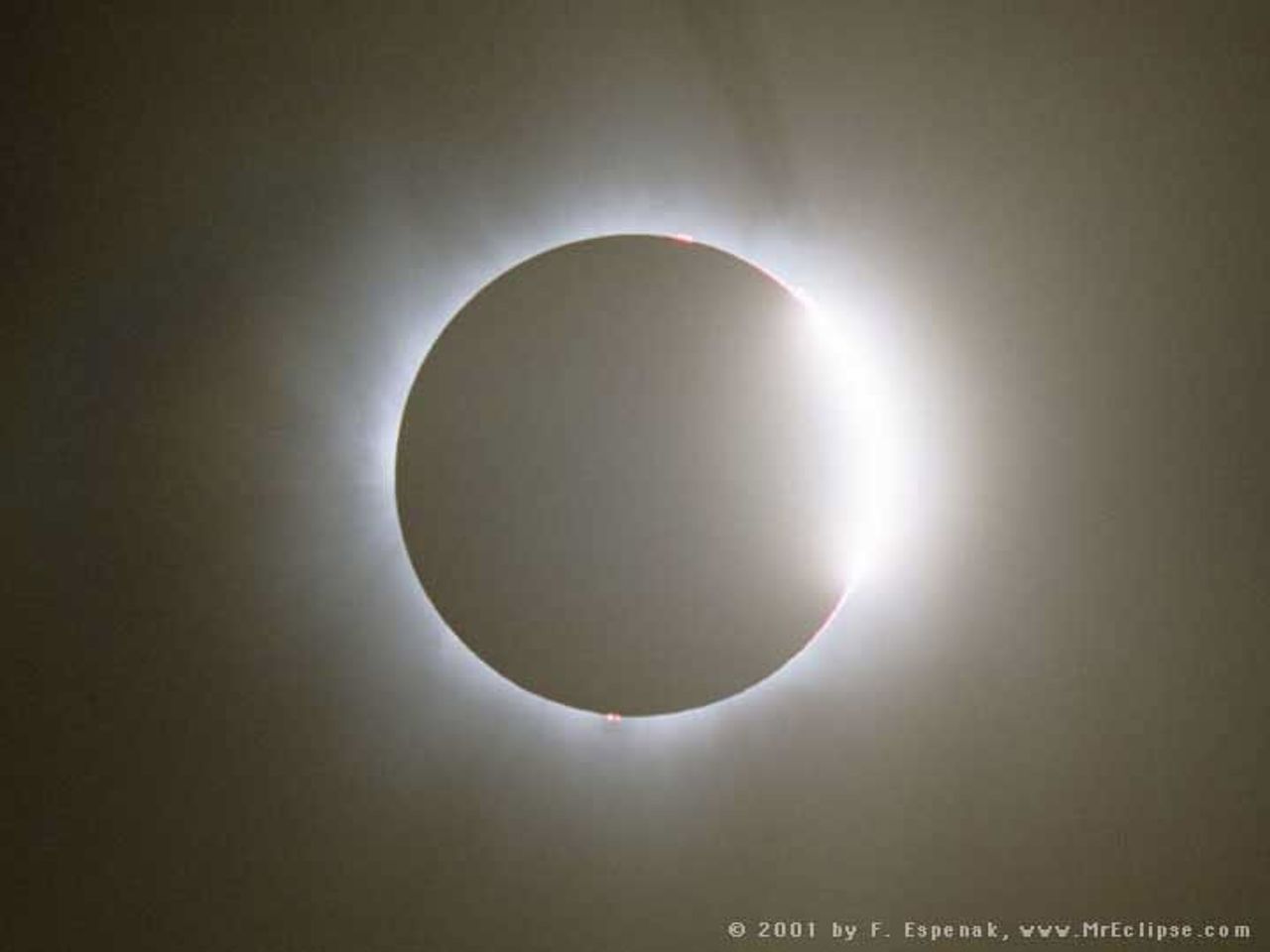 Diamond Ring in the Sun