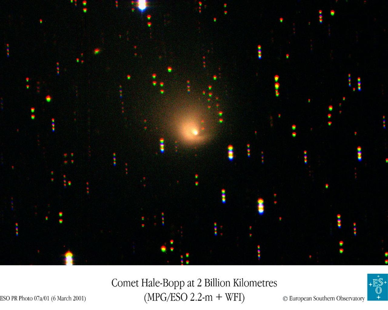 Comet Hale-Bopp in the Outer Solar System