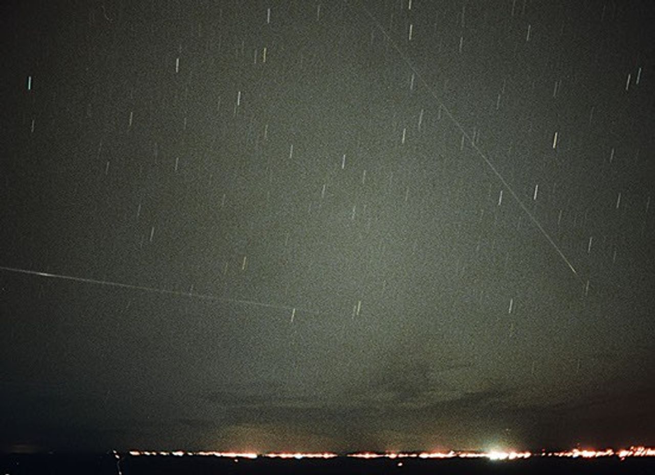 Mir Flares Farewell