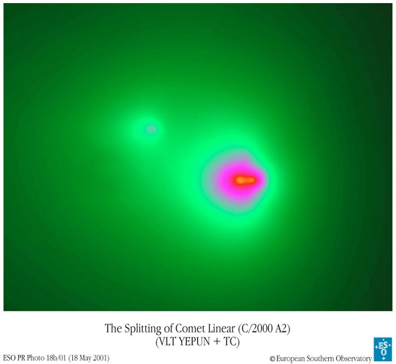 Another Comet LINEAR Breaks Up