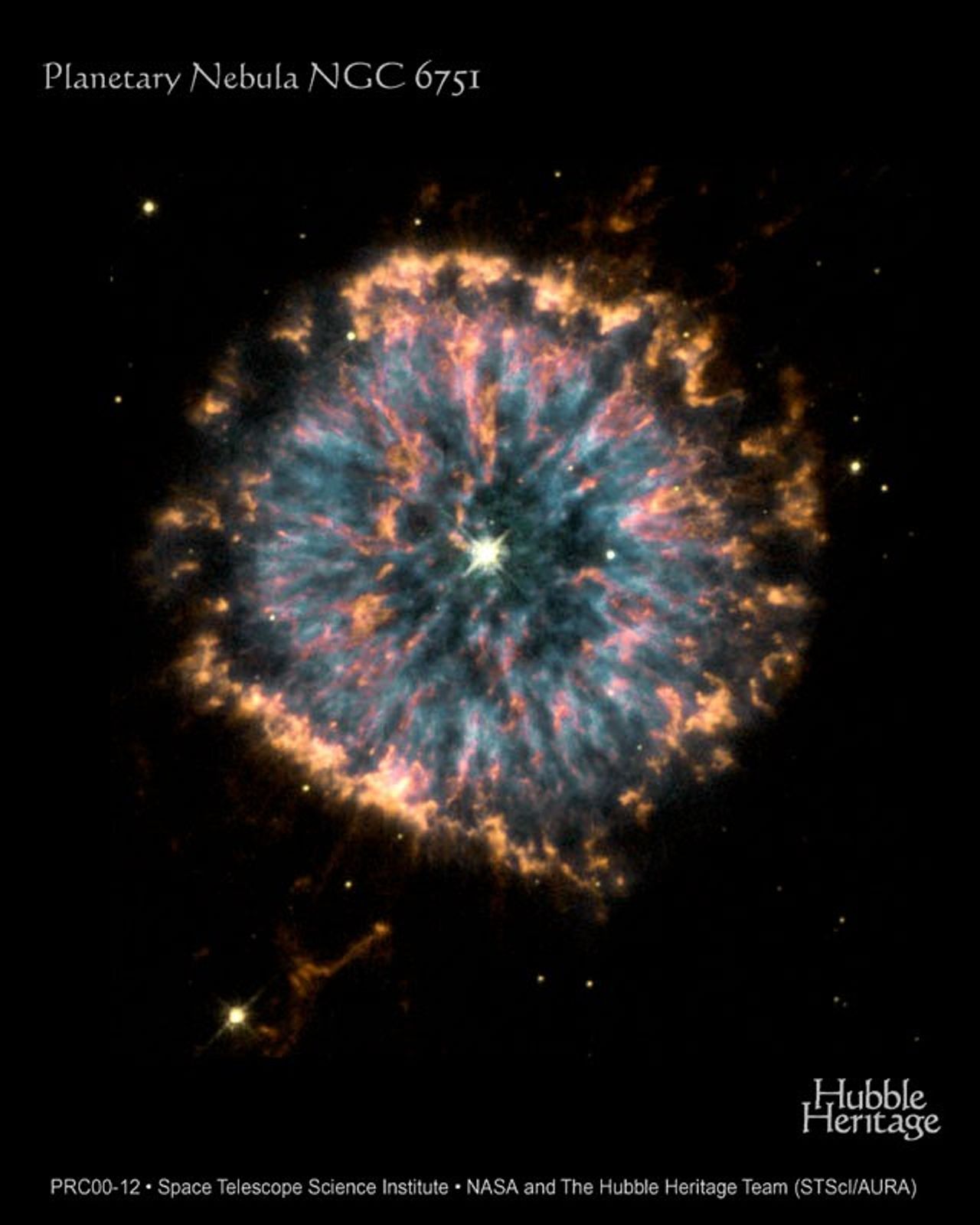 Celebrating Hubble With NGC 6751
